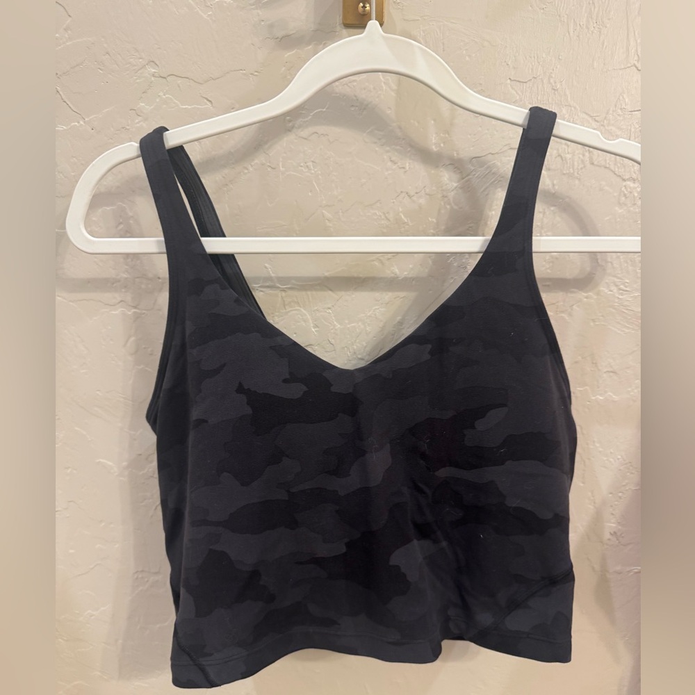 Lululemon black camo align tank- WOMENS SIZE 10